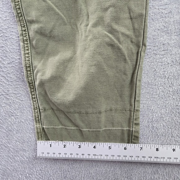 Abercrombie & Fitch Women Pants 30 10R Green Floral AMES LOW RISE Slim Boyfriend - Picture 10 of 13